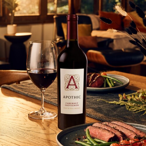 Apothic Cabernet Sauvignon California Red Wine Perspective: top