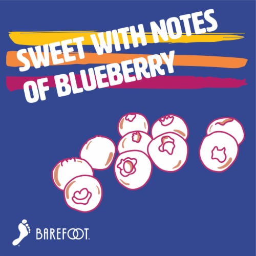 Barefoot Fruitscato Blueberry Moscato Sweet Wine Perspective: top