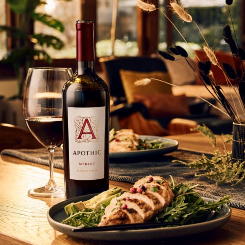 Apothic Merlot Red Wine Perspective: top