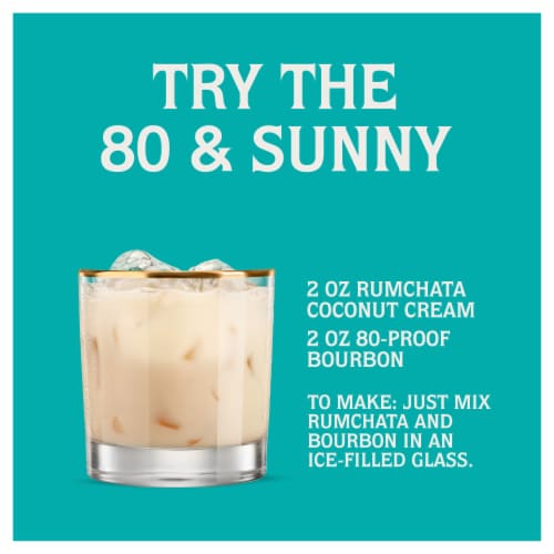 Rum Chata Coconut Cream Liqueur Perspective: top