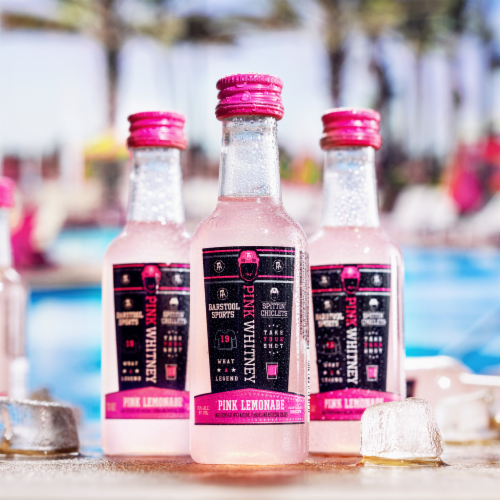 New Amsterdam Pink Whitney Lemonade Flavored Vodka Perspective: top