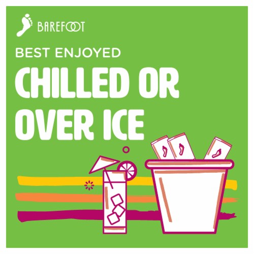 Barefoot Spritzer Crisp White Wine Cooler Perspective: top