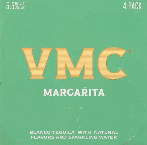 VMC® Margarita Tequila Ready to Drink Cocktail Perspective: top