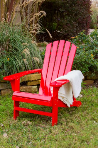 Leigh Country Classic Adirondack Chair - Red Perspective: top
