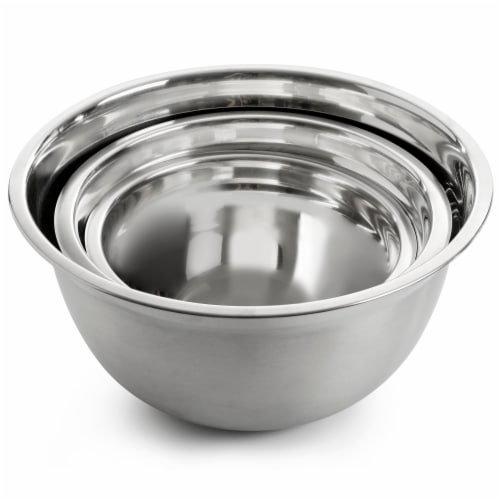 3-Piece Stainless Steel Mixing Bowl Set 3-Piece Stainless Steel Mixing Bowl Set