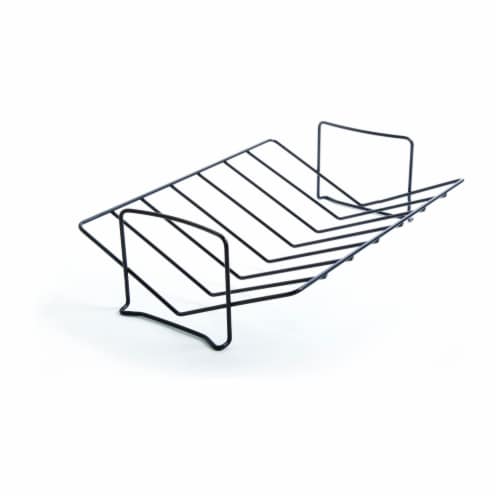 Gibson Home French Roaster 2 Piece Carbon Steel Turkey Chicken w/ Roast Rack Perspective: top