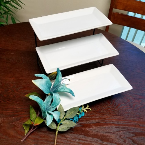Gracious Dining 3 Tier Serving Set Perspective: top
