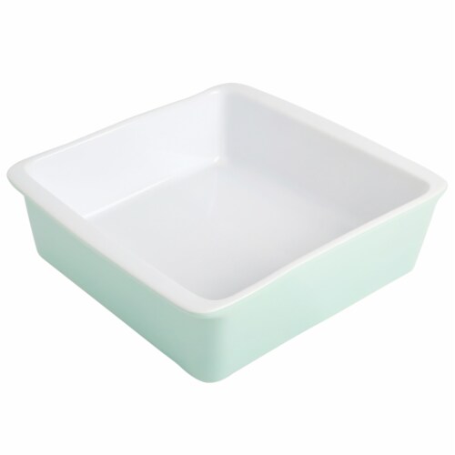 Martha Stewart Mint Stoneware Baker Perspective: top