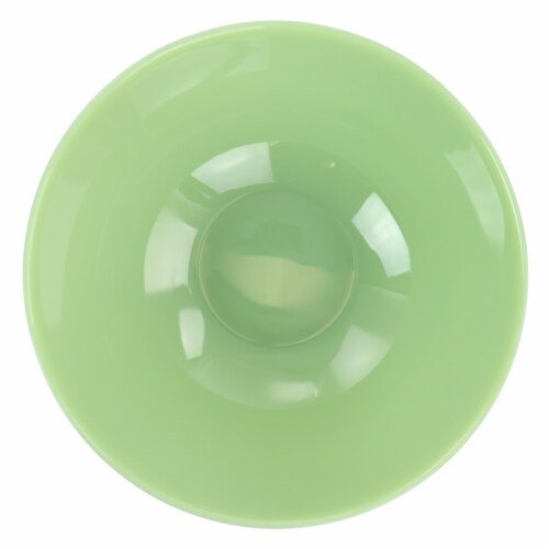 Martha Stewart Jadeite Glass Serving Bowls - 2 Pack - Jade Green Perspective: top