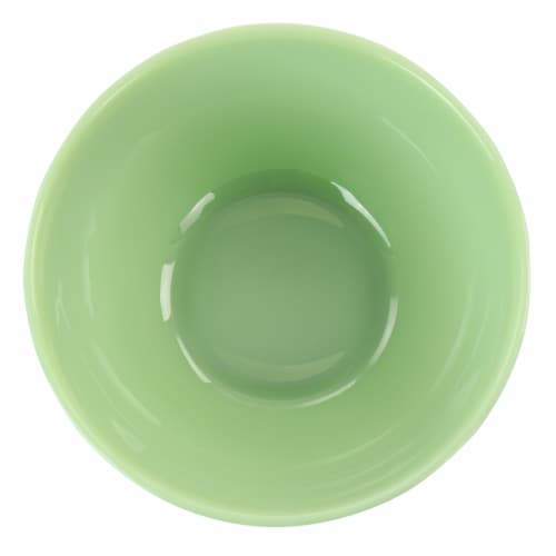Martha Stewart Jadeite Glass Serving Bowls - 2 Pack - Jade Green Perspective: top