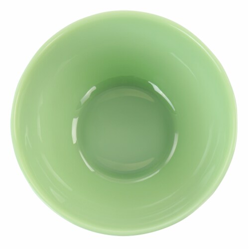 Martha Stewart Jadeite Glass Serving Bowls - 2 Pack - Jade Green Perspective: top