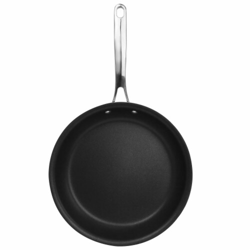 Martha Stewart Black Aluminum Frying Pan Perspective: top