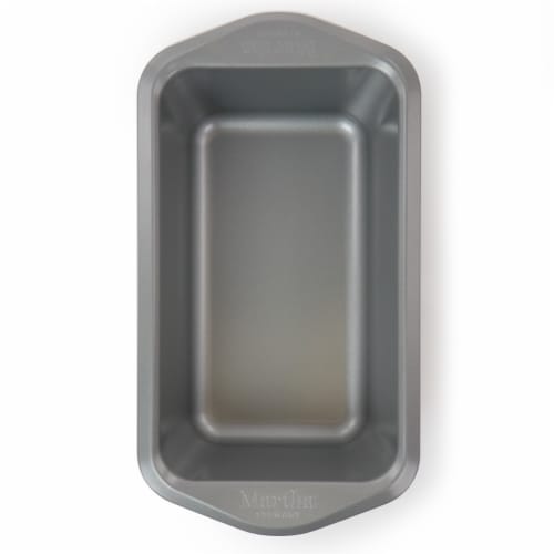 Martha Stewart Gray Nonstick Carbon Steel Loaf Pan Perspective: top