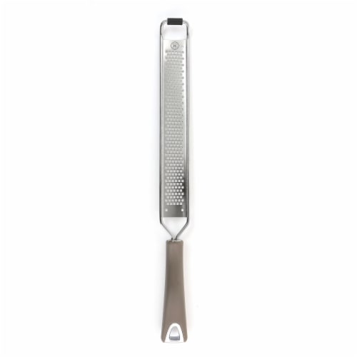 Martha Stewart Grey Stainless Steel Long Grater Perspective: top