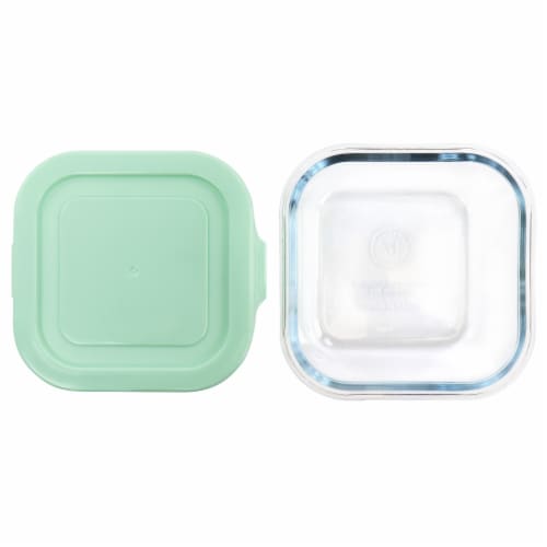 Martha Stewart Glass Food Storage Container with Lid Perspective: top