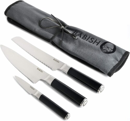 Babish Cutlery Starter Set + Carry Roll Perspective: top