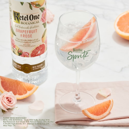 Ketel One Vodka Botanical Grapefruit & Rose Perspective: top
