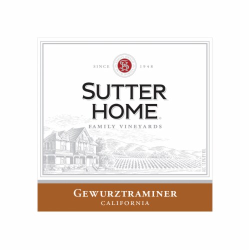 Sutter Home® Gewurztraminer White Wine Perspective: top