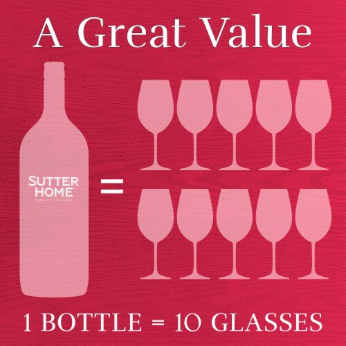 Sutter Home White Merlot California White Wine 1.5 L Perspective: top