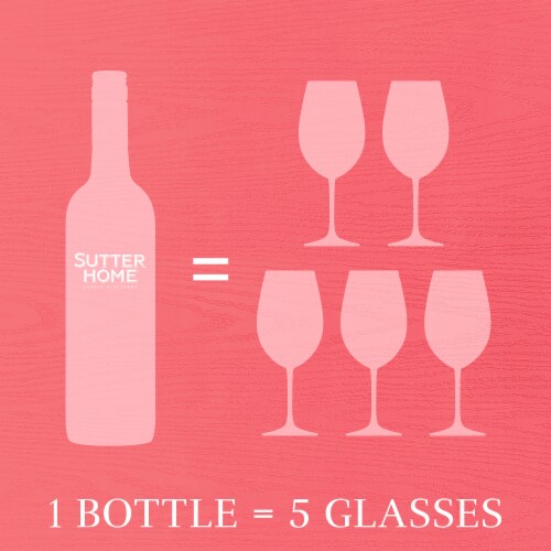Sutter Home Pink Moscato California Pink Wine Perspective: top
