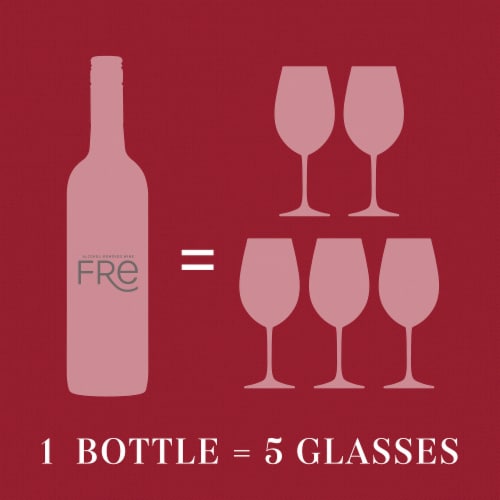Fre Alcohol-Removed Red Blend Low Calorie Non Alcoholic Wine Perspective: top