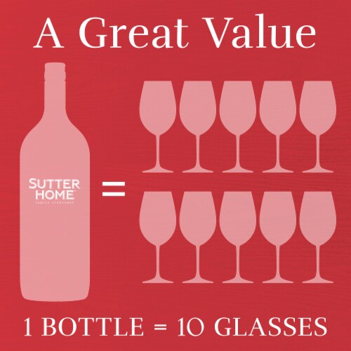 Sutter Home Red Moscato California Red Wine 1.5 L Perspective: top
