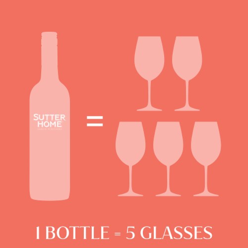 Sutter Home Fruit Infusions Sweet Peach California White Wine 750 ml Perspective: top