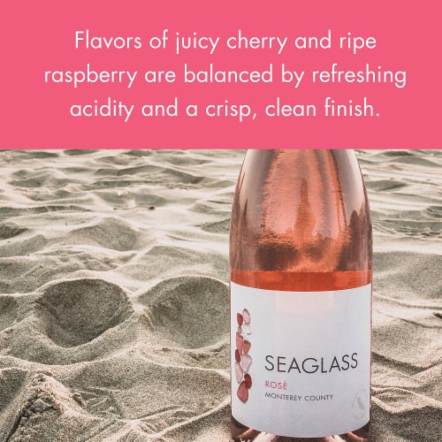 SEAGLASS Rose Wine Perspective: top