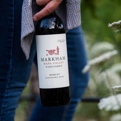 Markham Vineyards Merlot California Red Wine Perspective: top