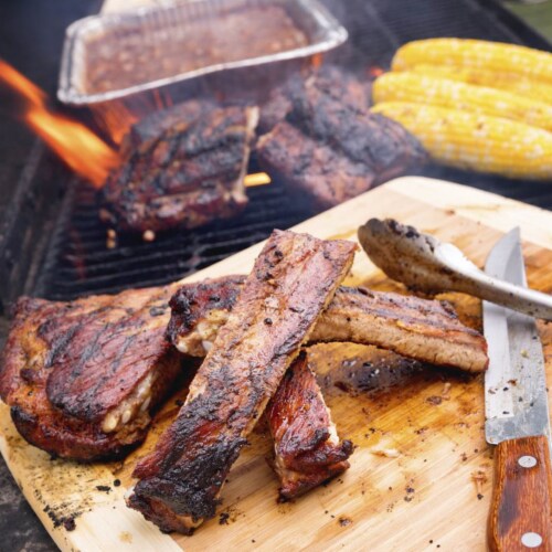 Best of the West® Mesquite Natural Hardwood Lump BBQ Grill Charcoal Perspective: top