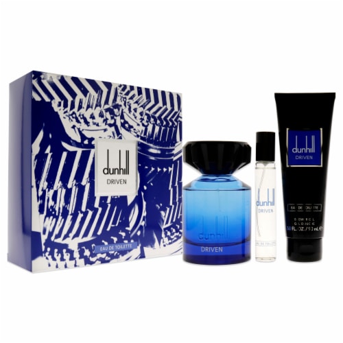 Alfred Dunhill Driven Blue for Men - 3 Pc Gift Set Perspective: top