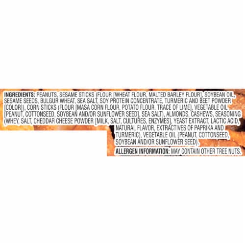 Southern Style Nuts Hunter Mix Cheesy Cheddar Nuts Perspective: top