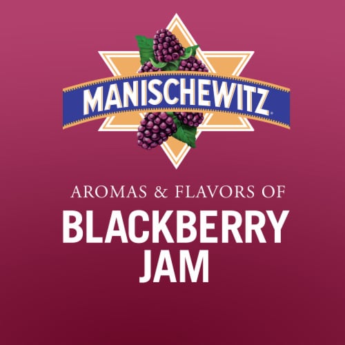 Manischewitz Blackberry Fruit Wine Perspective: top