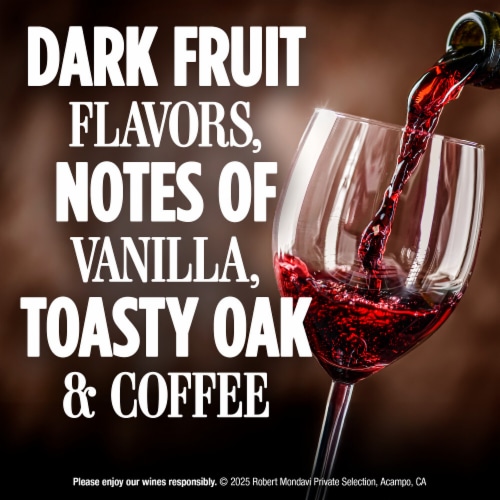 Robert Mondavi Private Selection Cabernet Sauvignon Red Wine Perspective: top