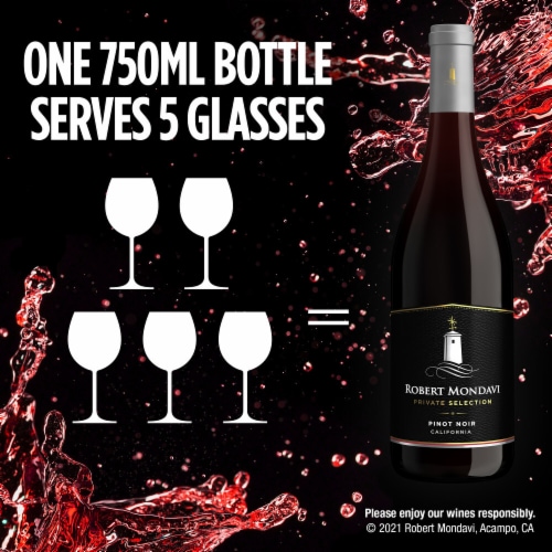 Robert Mondavi Private Selection Pinot Noir Red Wine Perspective: top