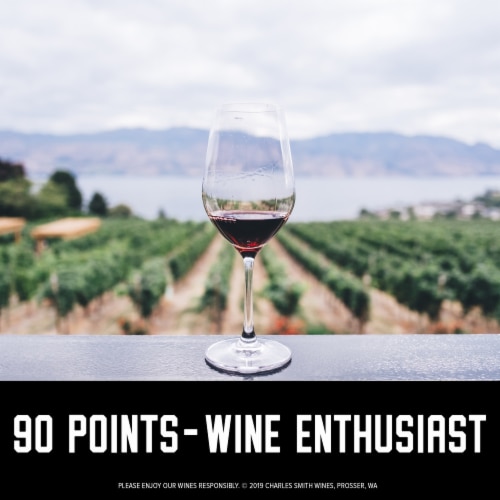 Charles Smith Wines The Velvet Devil Merlot Washington Red Wine Perspective: top