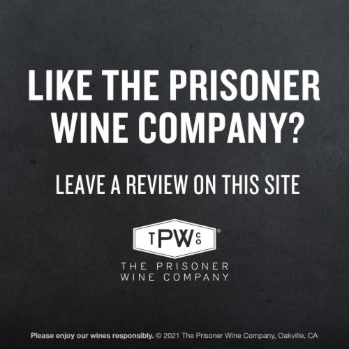 The Prisoner Wine Company Sonoma Coast Pinot Noir Red Wine Perspective: top