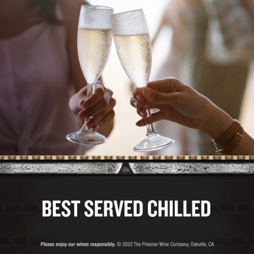 The Prisoner Wine Company Unshackled White Sparkling Wine Perspective: top