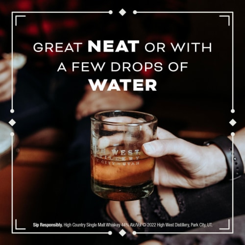 High West Utah High Country American Single Malt Whiskey Perspective: top