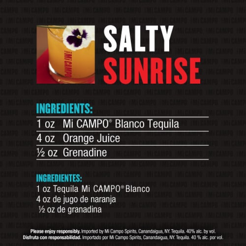 Mi Campo Blanco Tequila Perspective: top