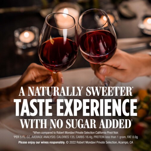 Robert Mondavi Private Selection Naturally Sweet Pinot Noir Red Wine Perspective: top