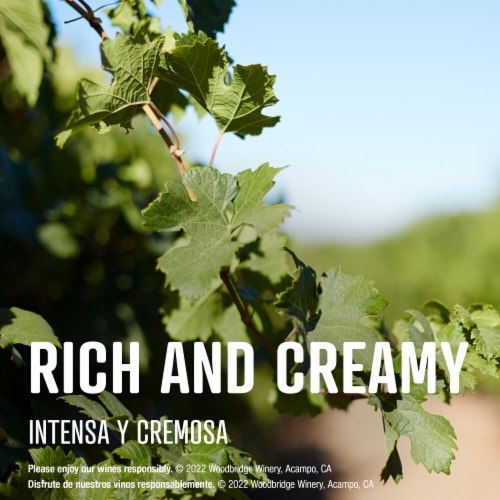 Woodbridge Buttery Chardonnay White Wine Perspective: top