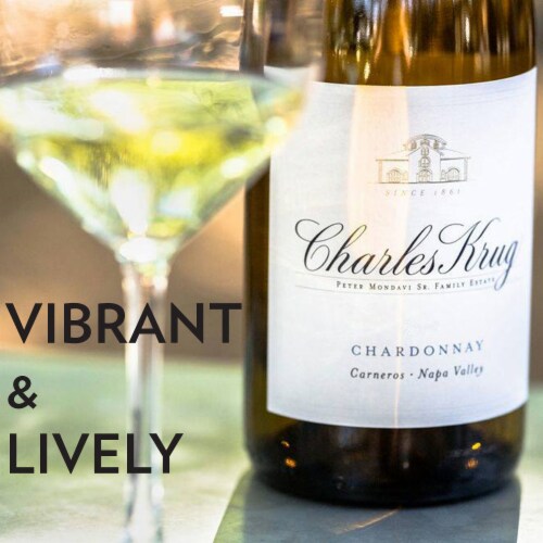 Charles Krug Chardonnay California White Wine Perspective: top