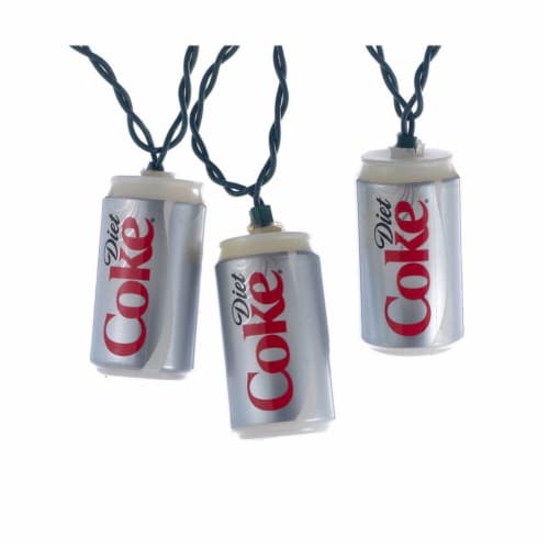 Kurt S. Adler 10-Light Diet Coke Can Light Set, 11.5 Perspective: top