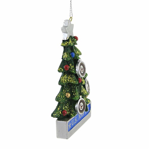 Holiday Ornament U.S. Navy Tree Ornament Service Military Christmas Na2181 Perspective: top