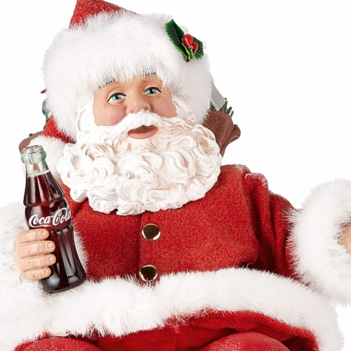 Kurt Adler (CC5202) CocaCola Santa in Sleigh Tabletop Christmas