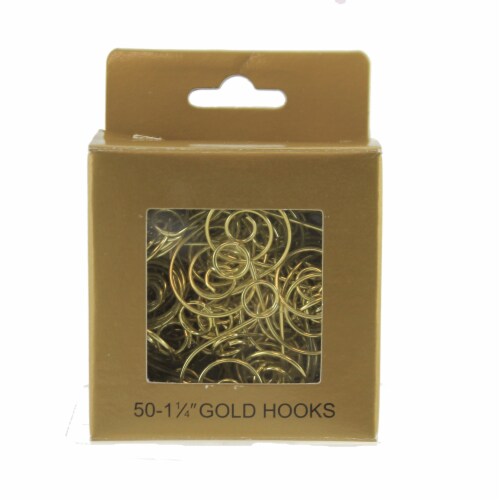 Christmas Gold Ornament Hooks Metal Hanger Display W5308 Perspective: top