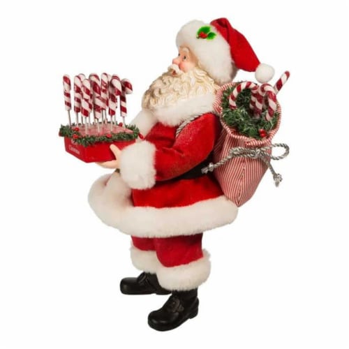 Christmas Santa With Candy Canes Fabriche Backpack Sweet Treats Fa0172 Perspective: top
