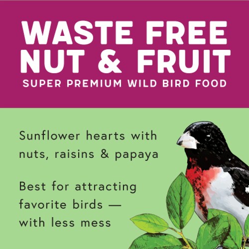 Morning Song® Melody Select™ Waste Free Nut & Fruit Bird Food Perspective: top