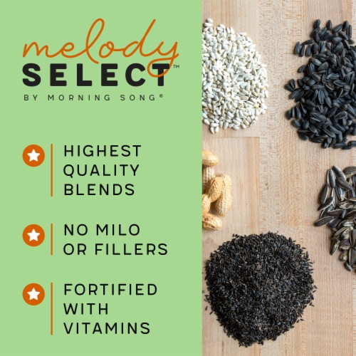 Morning Song® Melody Select™ Hot Pepper Blend Bird Food Perspective: top